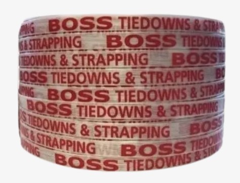 5/8X2000 STRAP COMPOSITE PRINTED WHITE 1190#