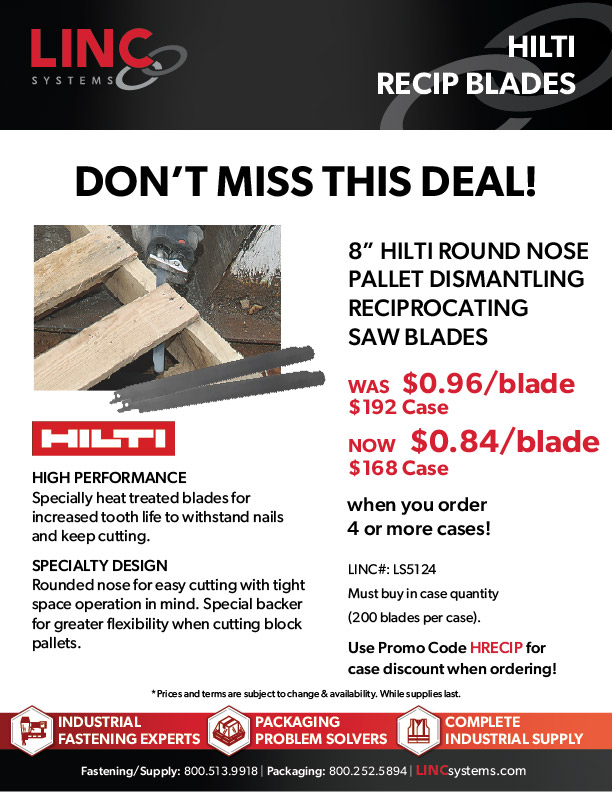 Hilti Recip Blade Sale