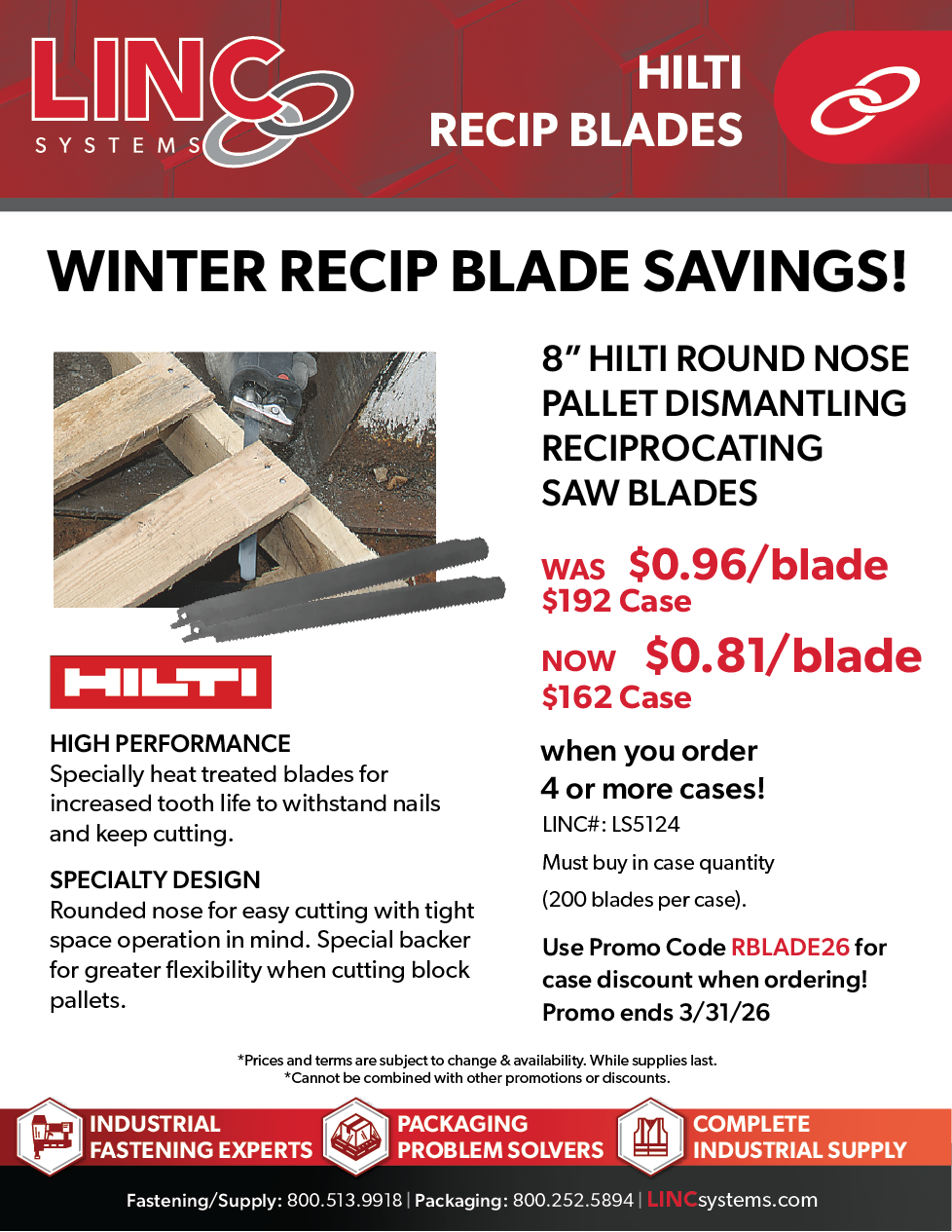 2026 Winter Hilti Blades