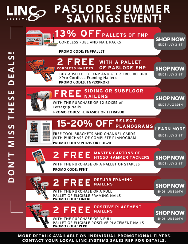 Paslode Summer Savings Event