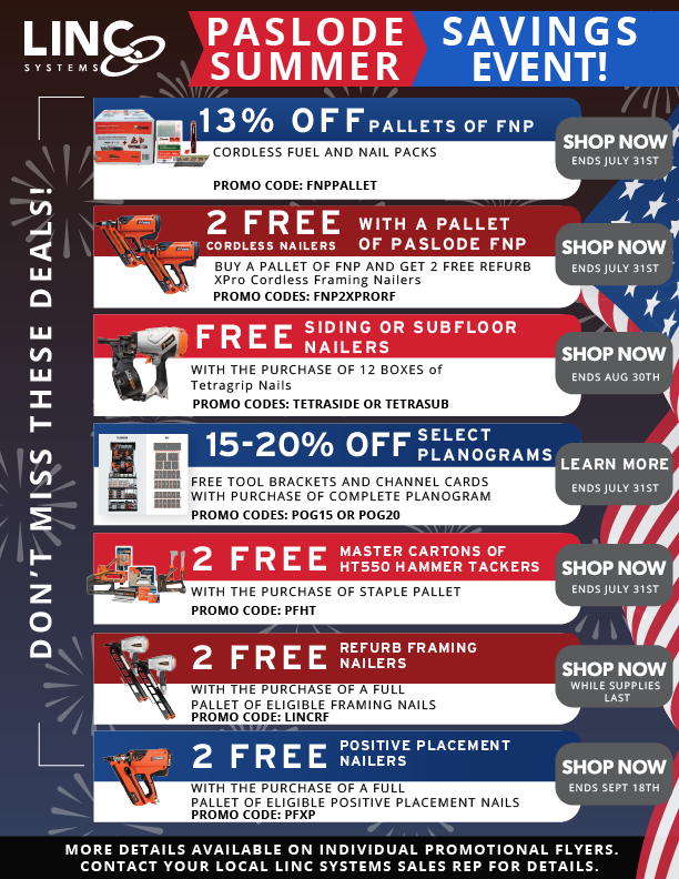 Paslode Summer Savings Event