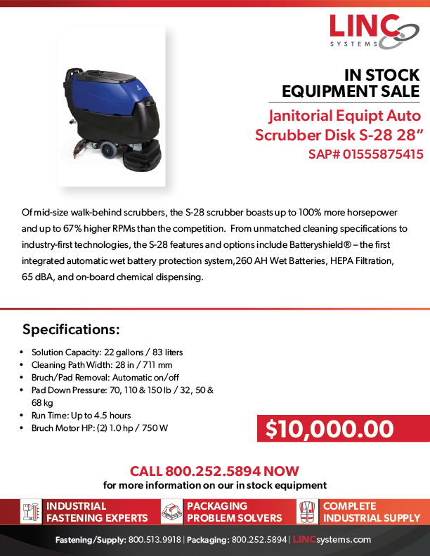 LINC In Stock Scrubber