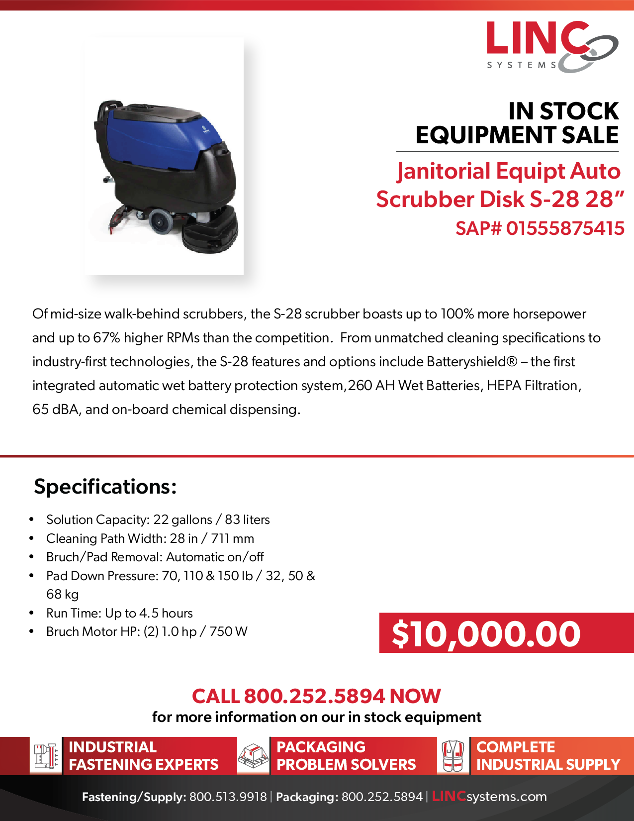LINC In Stock Scrubber