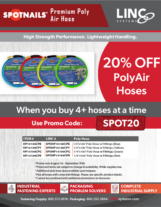 Spotnail Pneumatic Hose Direct Construction