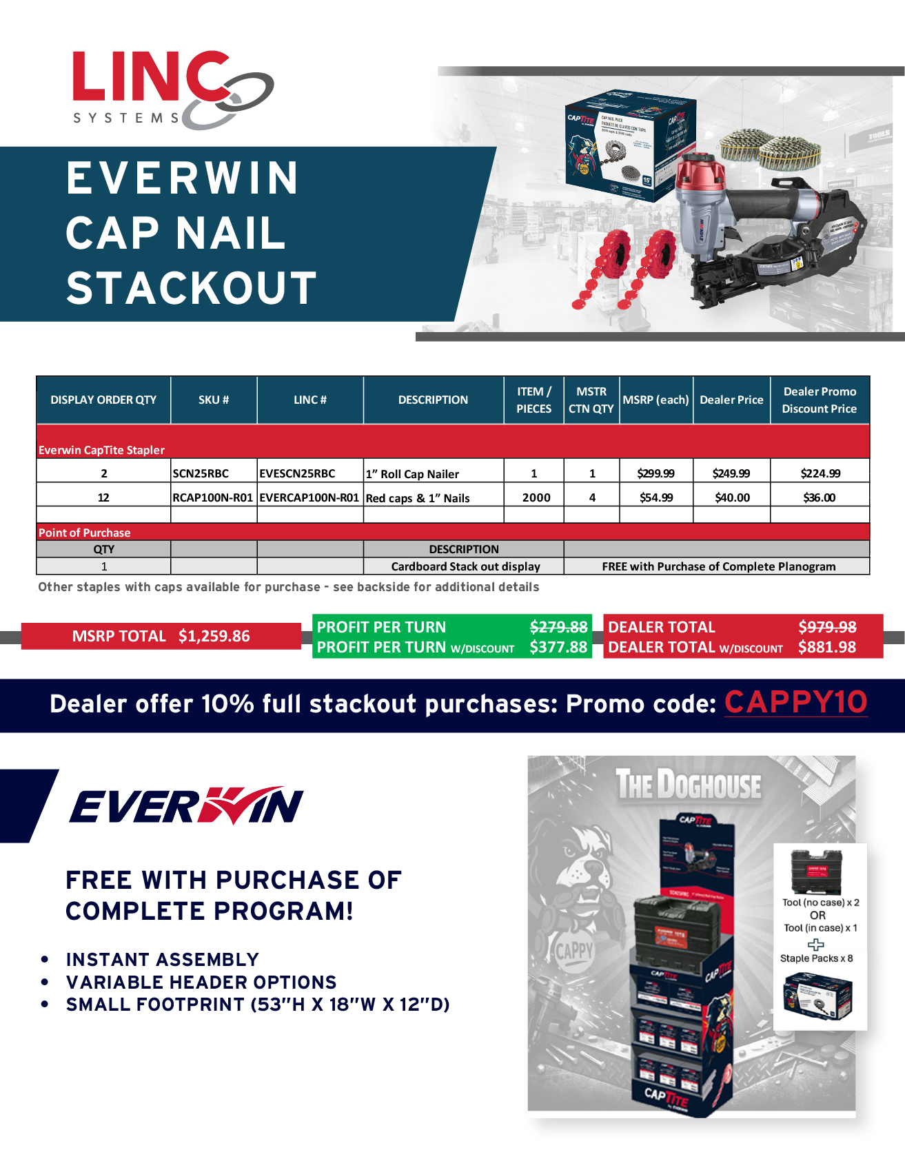 Everwin Captite Planogram Nails