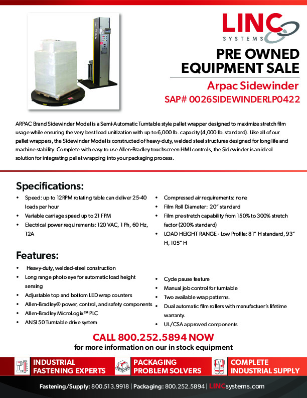In Stock Equipment Sale 3M 800r Case Sealer
