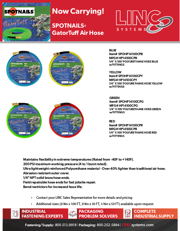 Spotnail Gator Tuff Air Hoses